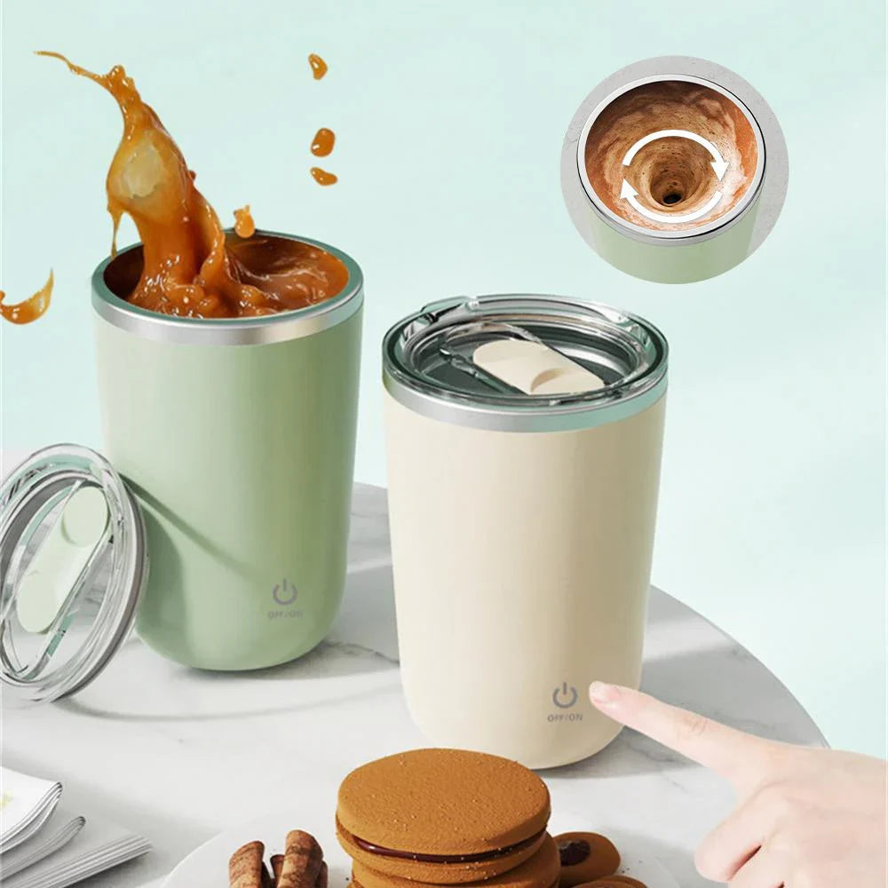 Self Stirring Mug Coffee Milk